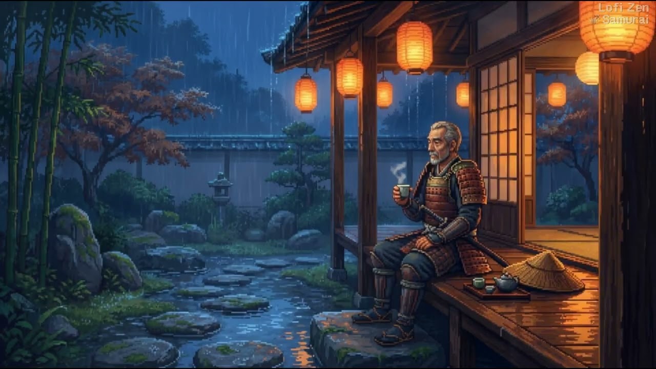 Stay here… the rain will sing for you 🏯 Japanese Lofi Beats 🎧 Study · Relax · Focus · Sleep