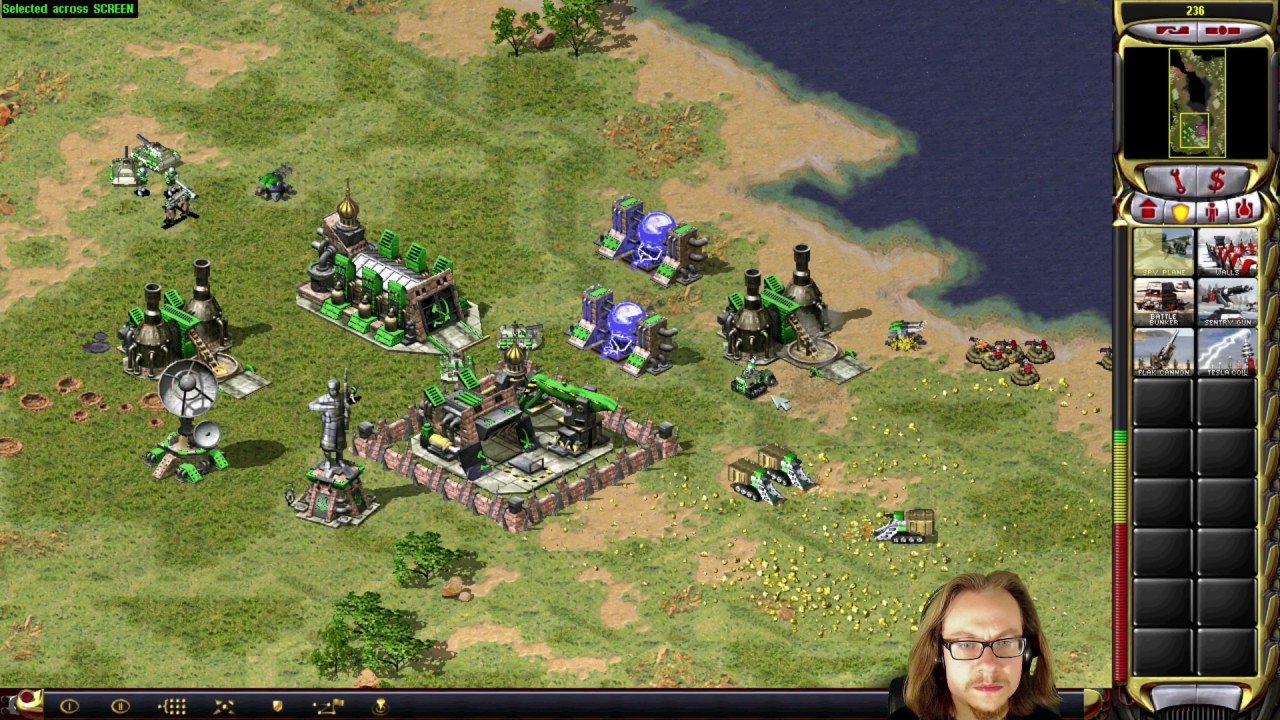 C&C Red Alert 2 Yuris Revenge Multiplayer #4 - 1v1