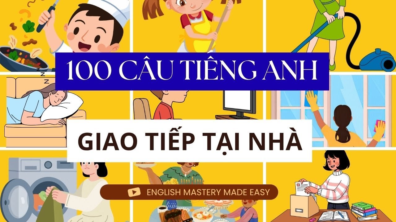 Memorize 100 common English phrases | Use them for communication at home | Vocabulary for beginners