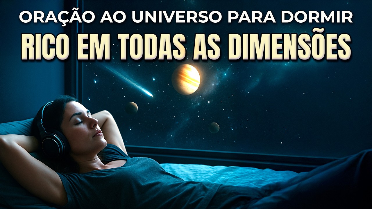 O UNIVERSO QUER TE VER RICO – ORAÇÃO DE TRANSFORMAÇÃO PARA OUVIR DORMINDO