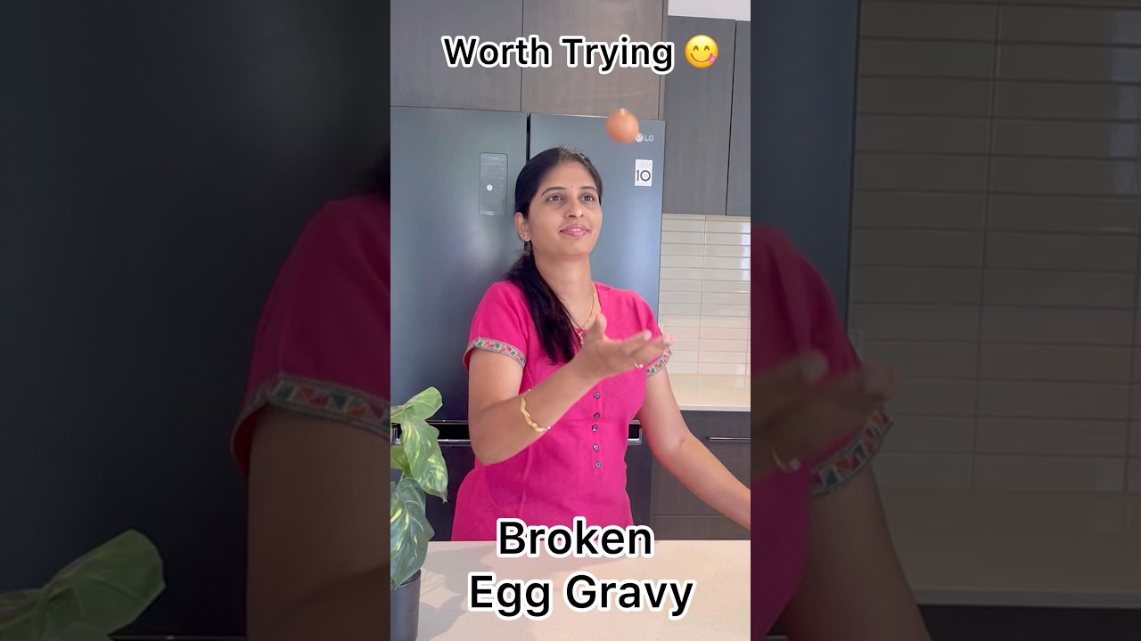 Very simple and flavorful Broken Egg Gravy! 🍳✨Amazing with Dosa, Idly, Chapathi/Roti and Rice.