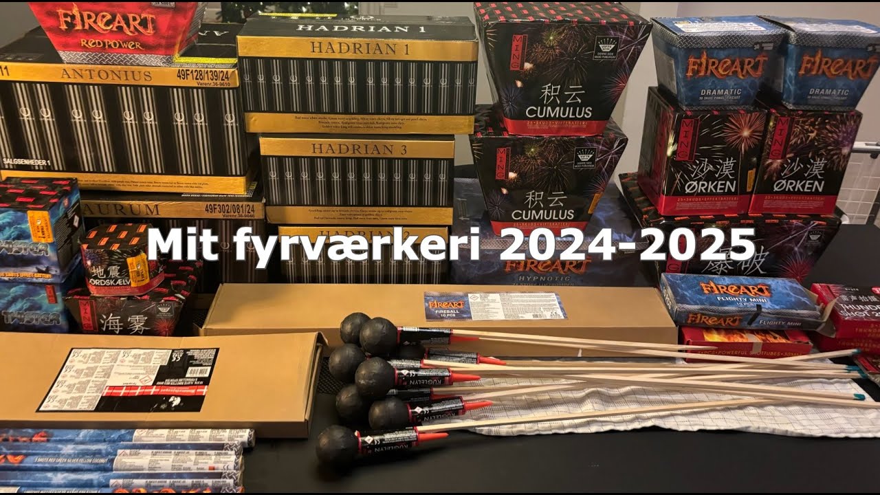 Mit Fyrværkeri 2024-2025 (Part 1)