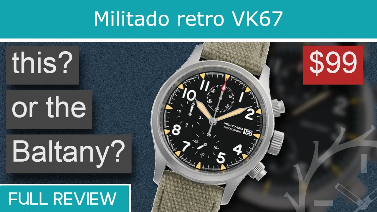 Militado chronograph ML1868 Full review