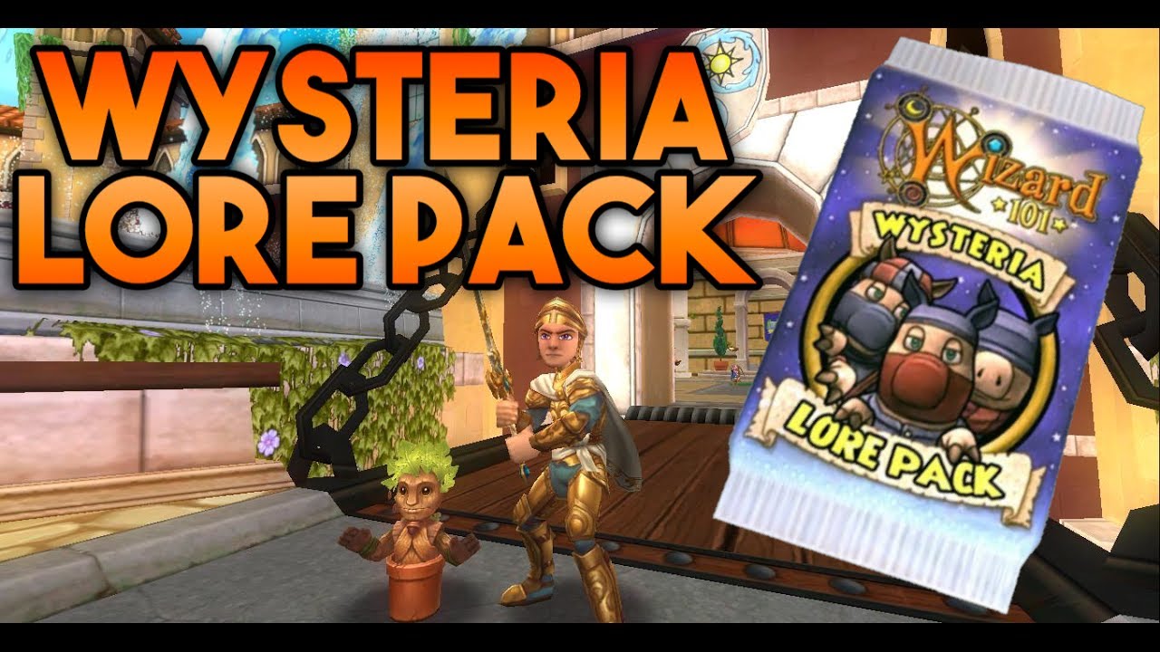 Wizard101: WYSTERIA LORE PACK! - "THE NEW SPELL!!"