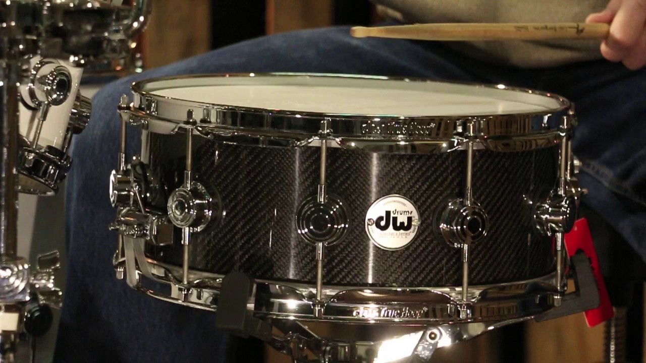 DW Collector's Snare Drum Carbon Fiber 5.5x14