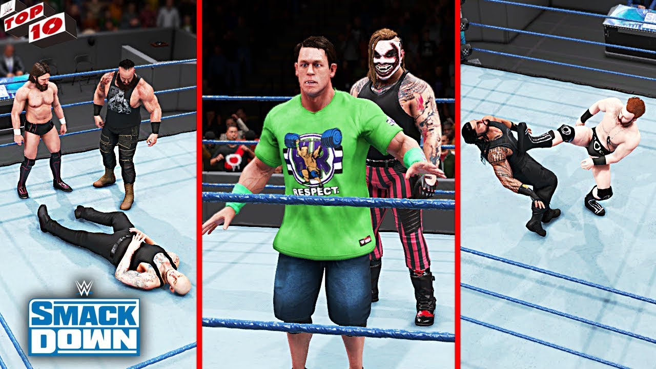 WWE Top 10 SmackDown Feb. 28, 2020 Predictions! (WWE 2K20)
