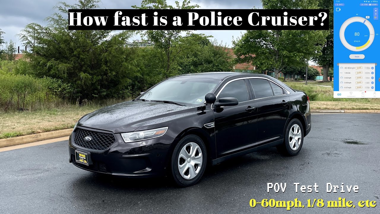 Насколько быстр полицейский автомобиль? Ford Taurus Police Interceptor 3.7L 2014 года — тест-драй...