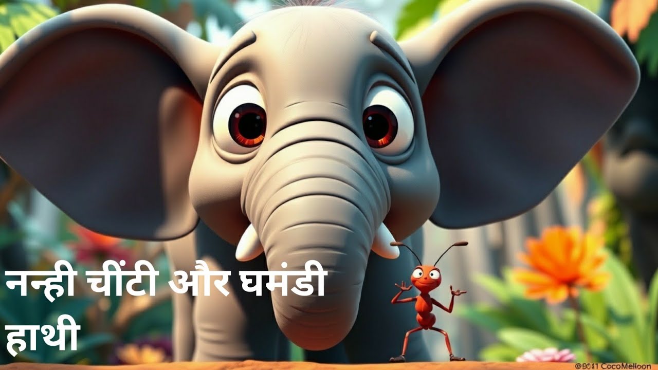 नन्ही चींटी और घमंडी हाथी | The Elephant and Ant | Moral story | Hindi kahani