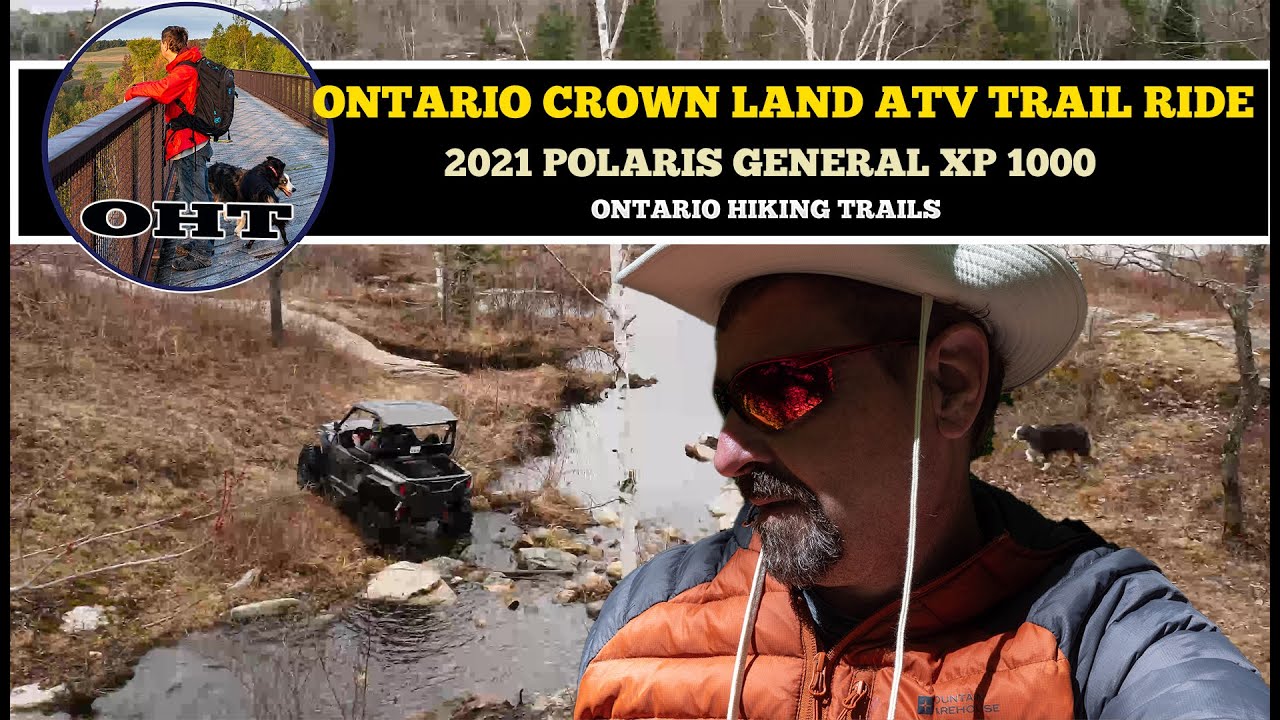 Ontario Crown Land ATV Trail Polaris General Side By Side