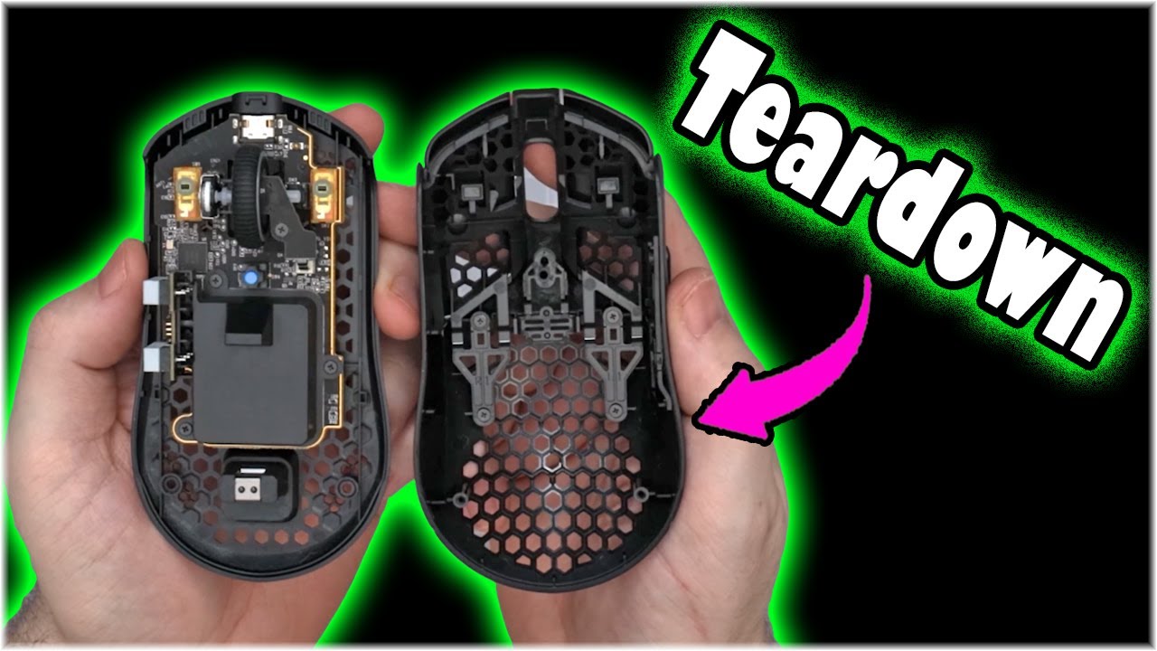 Разборка HyperX Pulsefire Haste Wireless: подробный взгляд изнутри!