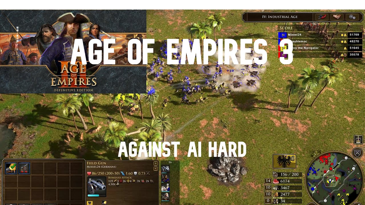 Age Of Empires 3 Definitive Edition! Gameplay/ AI-Hard(No Commentary)