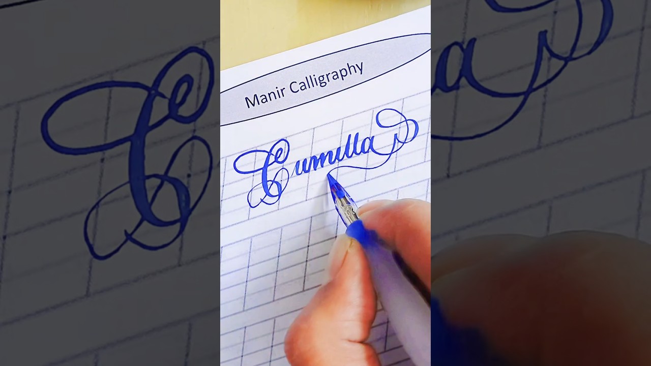 how to write c in calligraphy✨✍️#handwriting #shortsfeed #shortvideo #cursive #calligrphylearning