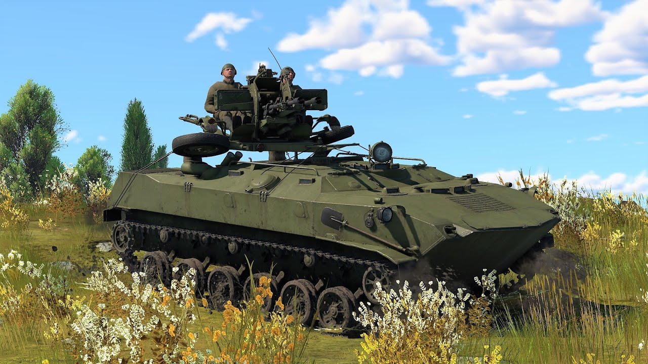 War Thunder: USSR - BTR-ZD Gameplay [1440p 60FPS]
