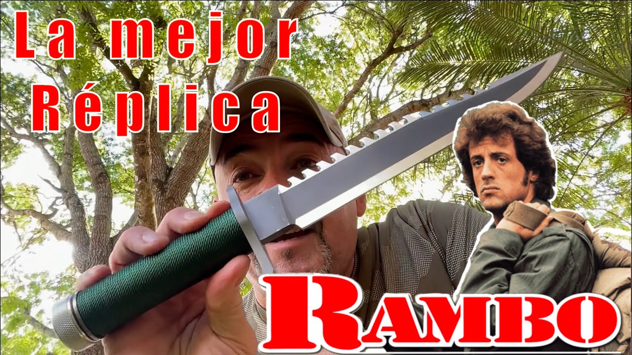 Cuchillo Rambo “First Blood” La mejor réplica que he visto (English subtitles in the CC menu)
