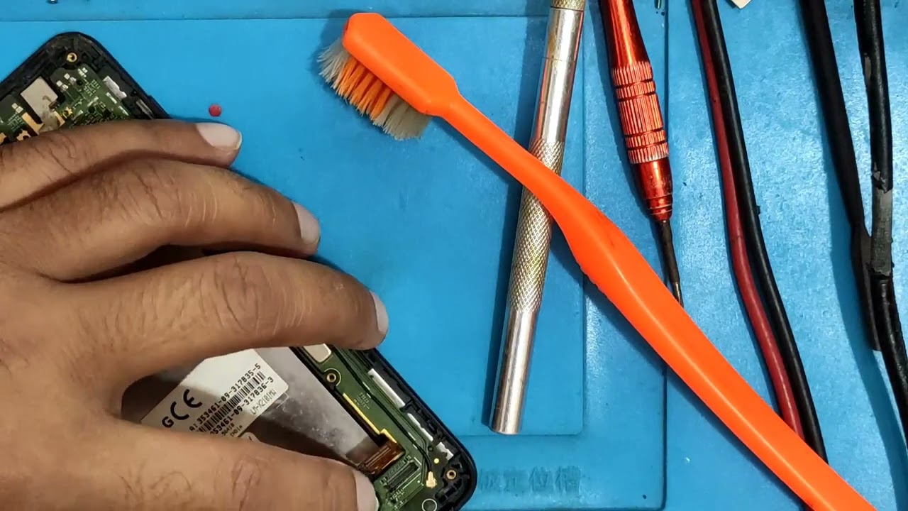 LG K9 black lcd light solution
