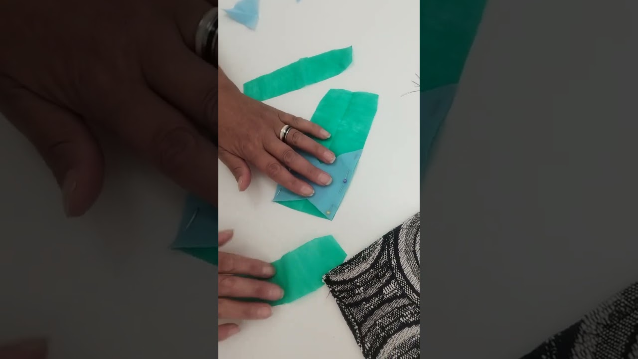 Cómo armar una falda con quilla.