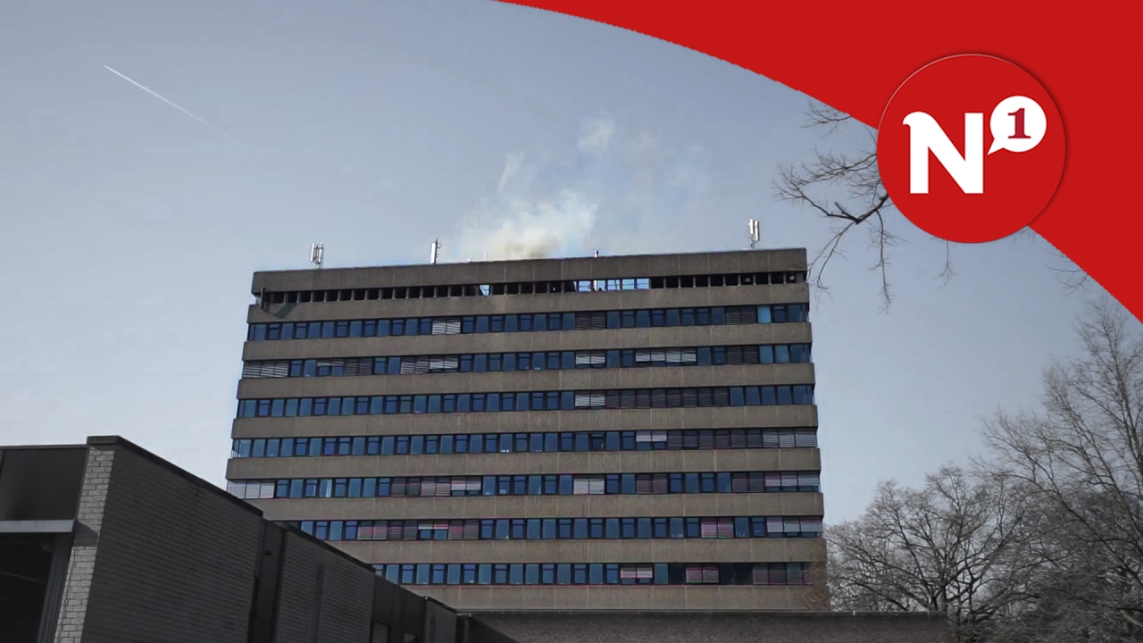 Brand in Spinozagebouw in Nijmegen