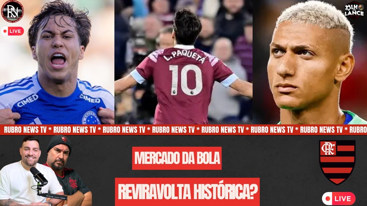 URGENTE💣🚨STAFF DE PAQUETÁ TEM REUNIÃO HOJE COM W.HAM| CLUBE INSISTE EM K.JORGE?| RICHARLYSSON? E+