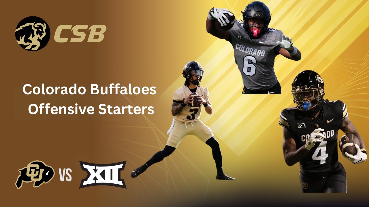 Colorado Buffaloes Projected Offensive Starters