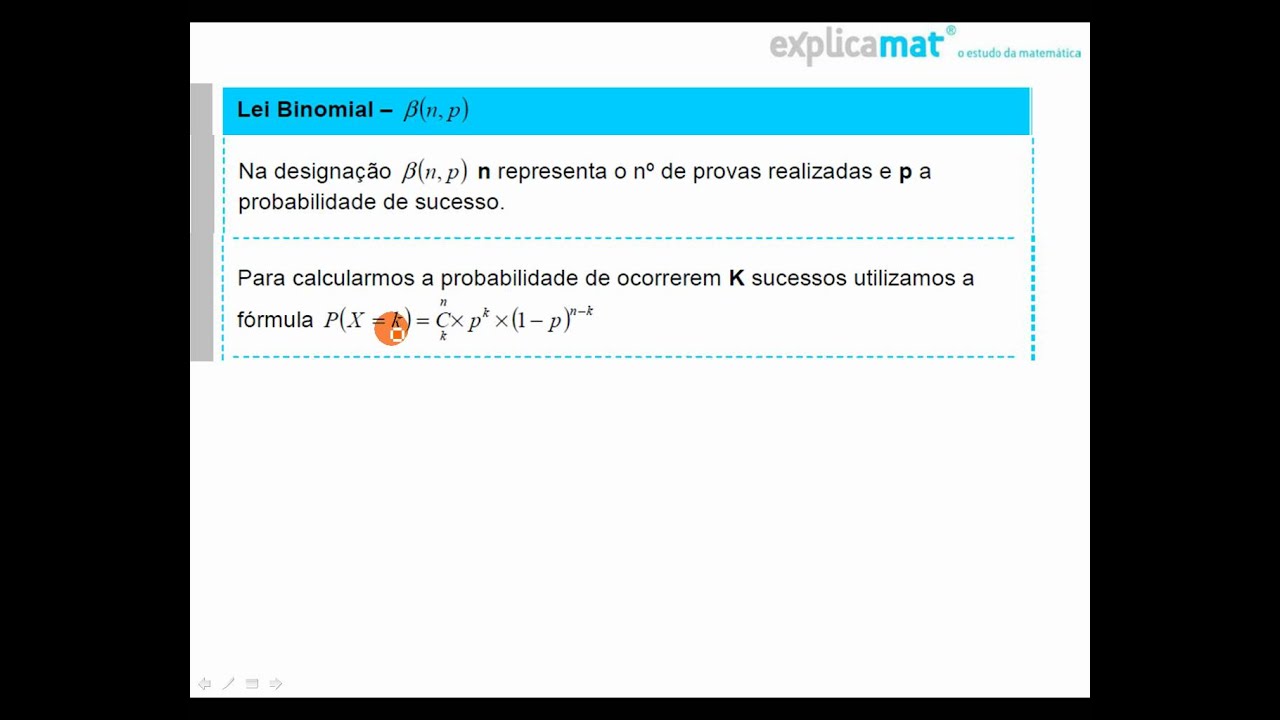 Lei Binomial - Distribuição Binomial