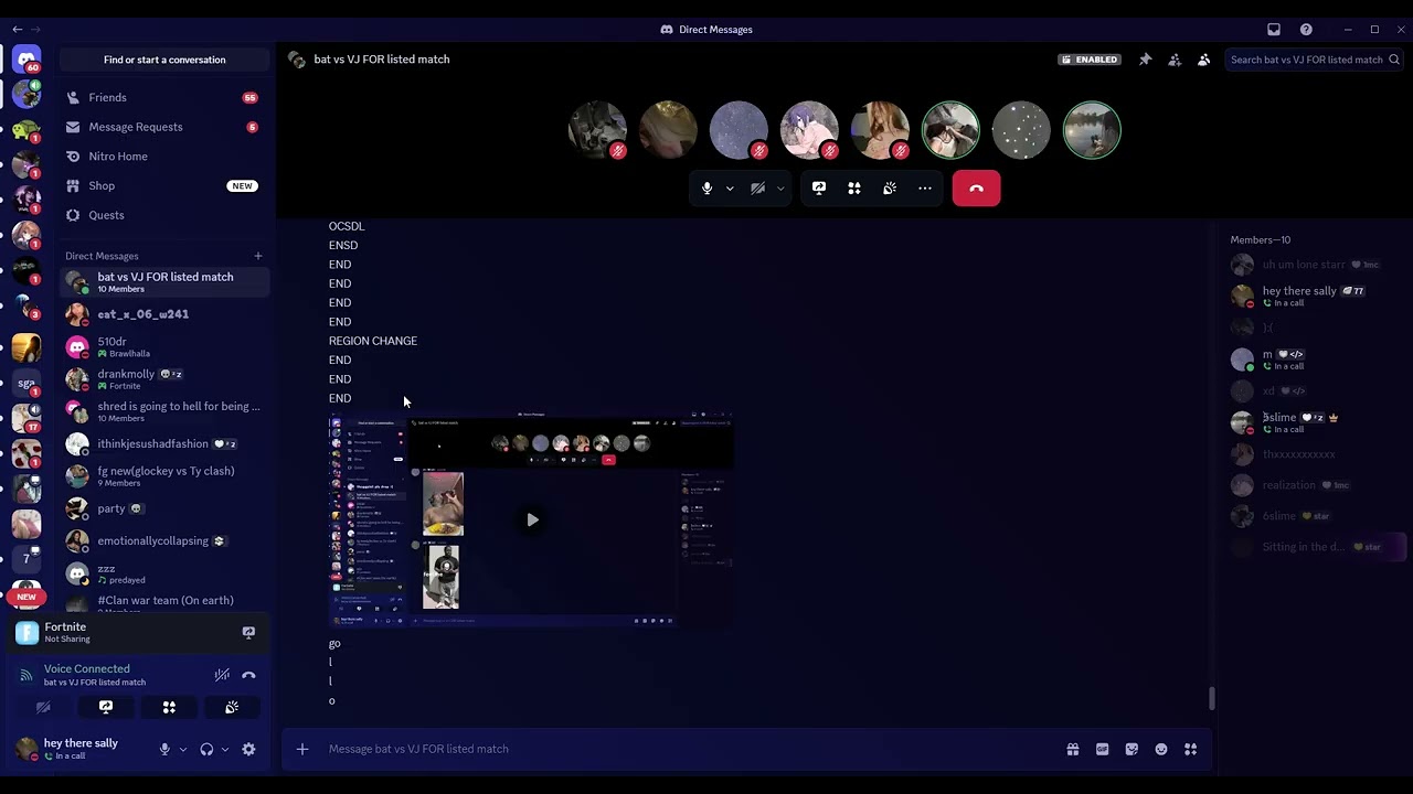 Bat vs VJ (DISCORD PACKING)