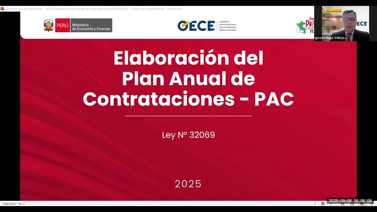 Plan Anual de Contrataciones - PAC