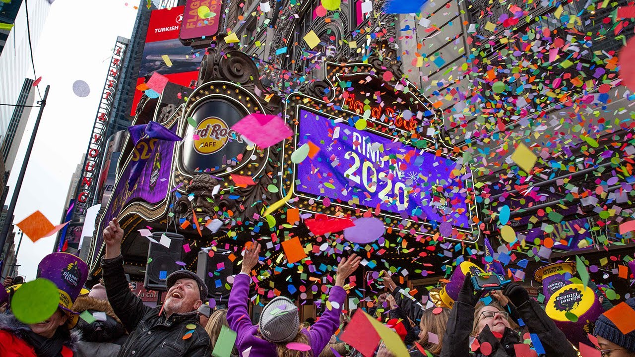 The Times Square 2020 Confetti Test