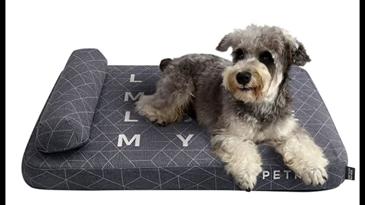 PETKIT Dog Bed Memory Foam, Orthopedic Large Rectangle Pet Bed Mattress Lounger