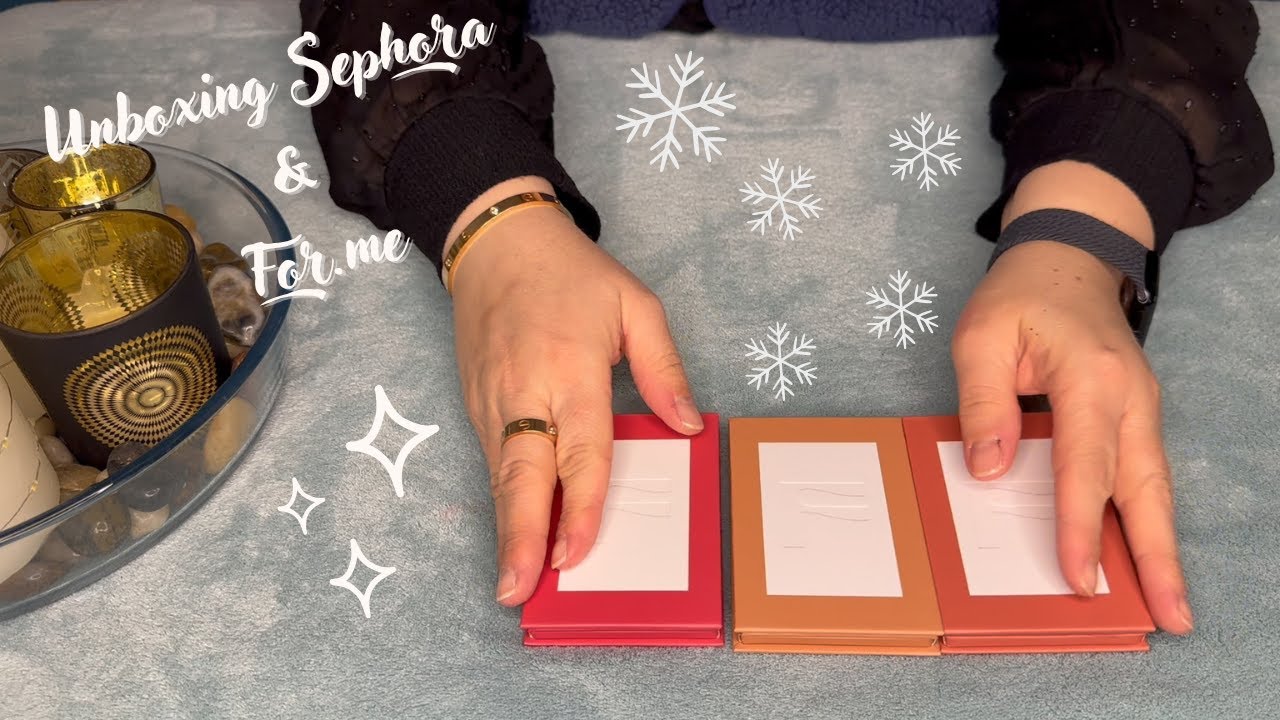 Unboxing Sephora & For Me • ASMR chuchoté • ambiance cosy