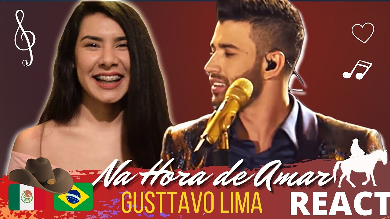 Gusttavo Lima   Na Hora de Amar DVD O Embaixador Ao Vivo - MEXICANA REAGENDO - GVanessa.
