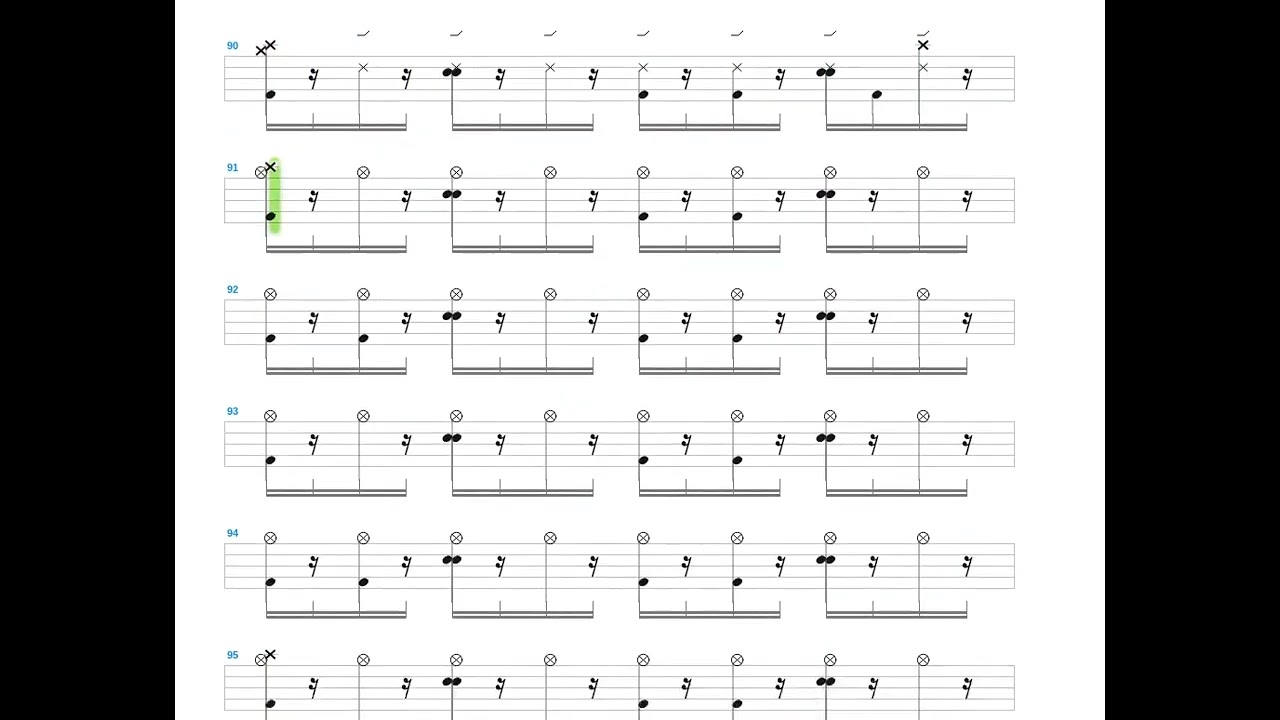 Your Time Has Come + Audioslave + Drum only + Drum tab