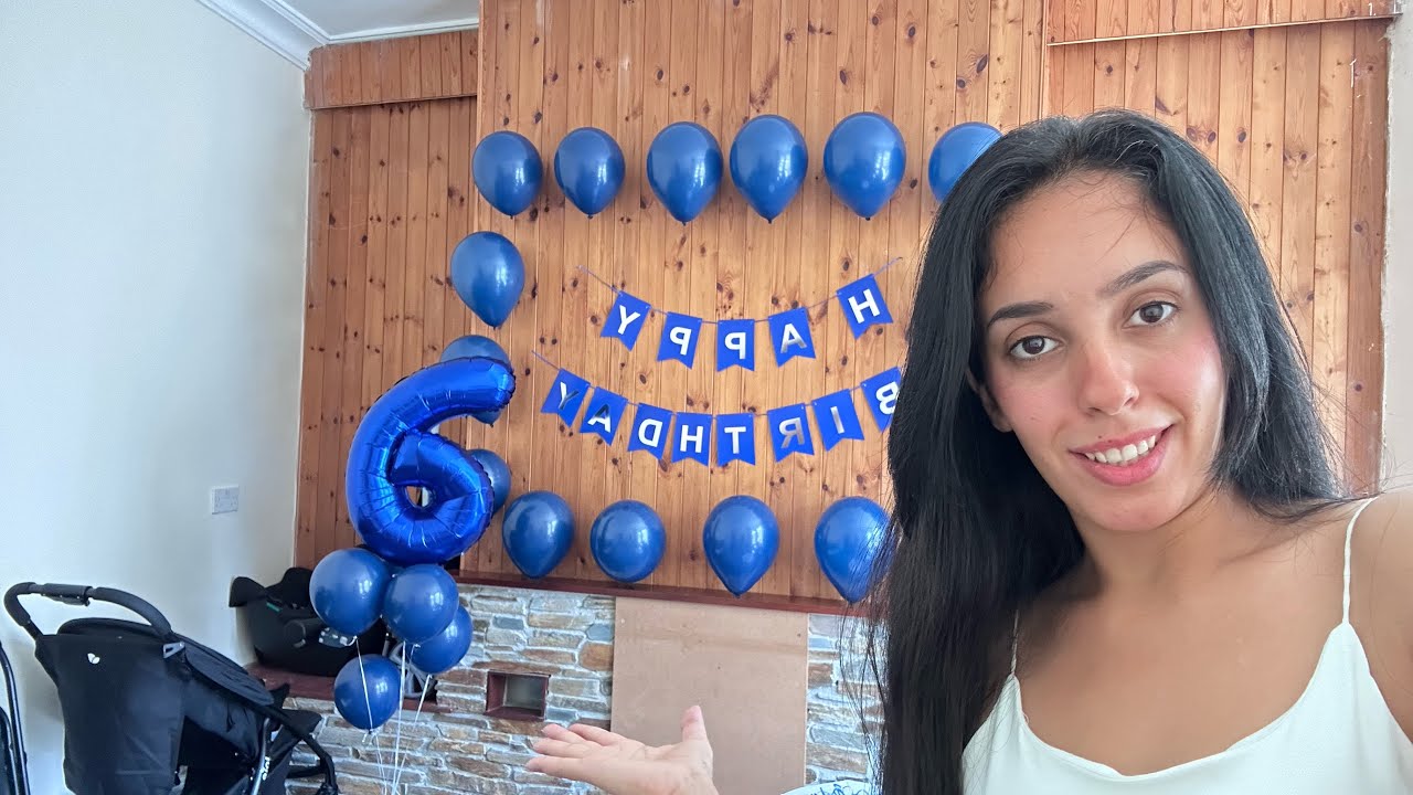 شوفوا كيف جهزت عيد ميلاد ابني 😍🎂 أفكار بسيطة ومرتبة!