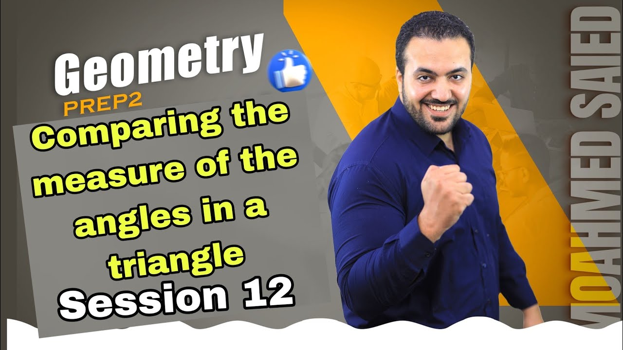 Comparing the measure of the angles in a triangle / prep 2 geometry