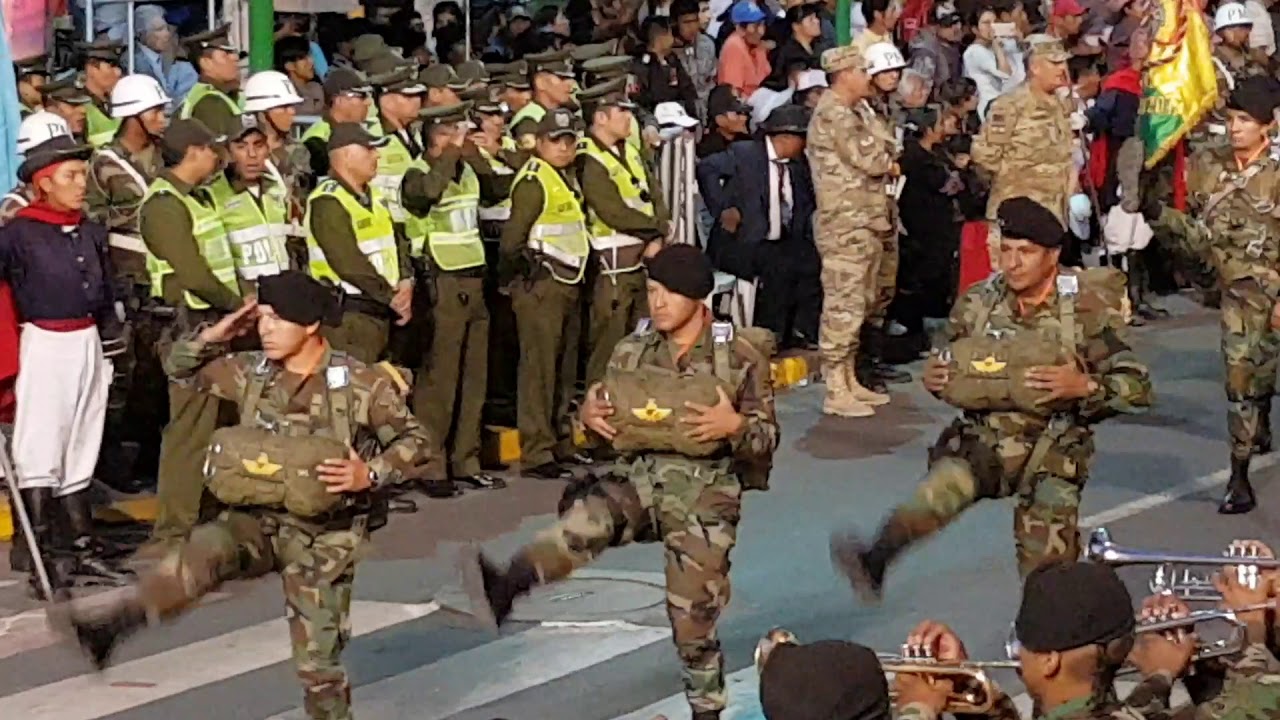 Marcha de 14 de Septiembre Regimiento RI 18 Victoria CITE Paracaidistas