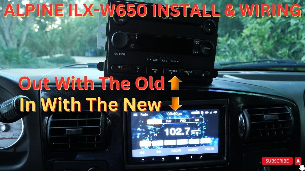 The Best Radio Updgrade For a 2005 F-350 Superduty (Alpine ILX-W650 Installation & Overview)