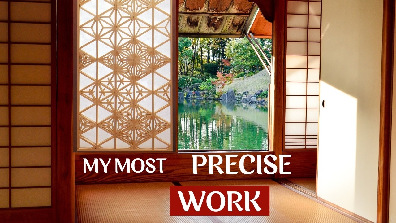 The Art of Kumiko: Building a 5-Pattern Asa-no-ha Panel