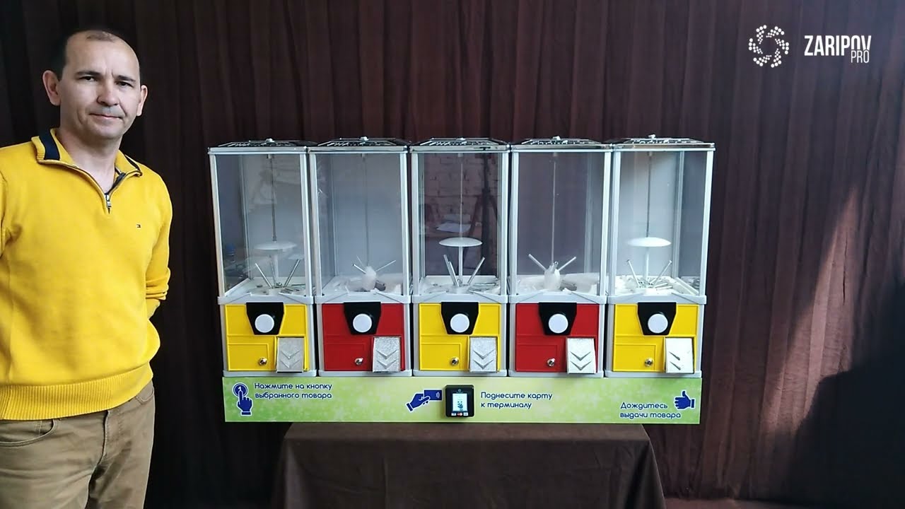 Self-installation of a cashless payment system in mechanical vending machines.