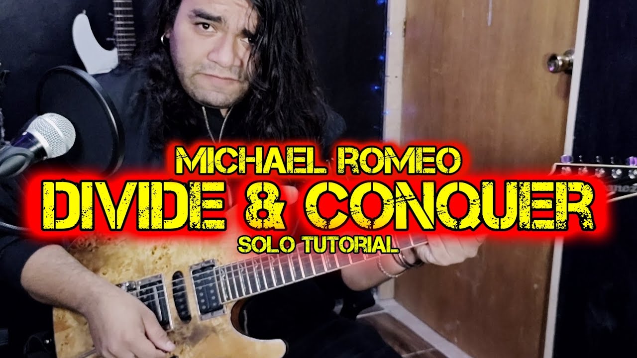 Michael Romeo - Divide and conquer - [Solo + Tutorial] En Español