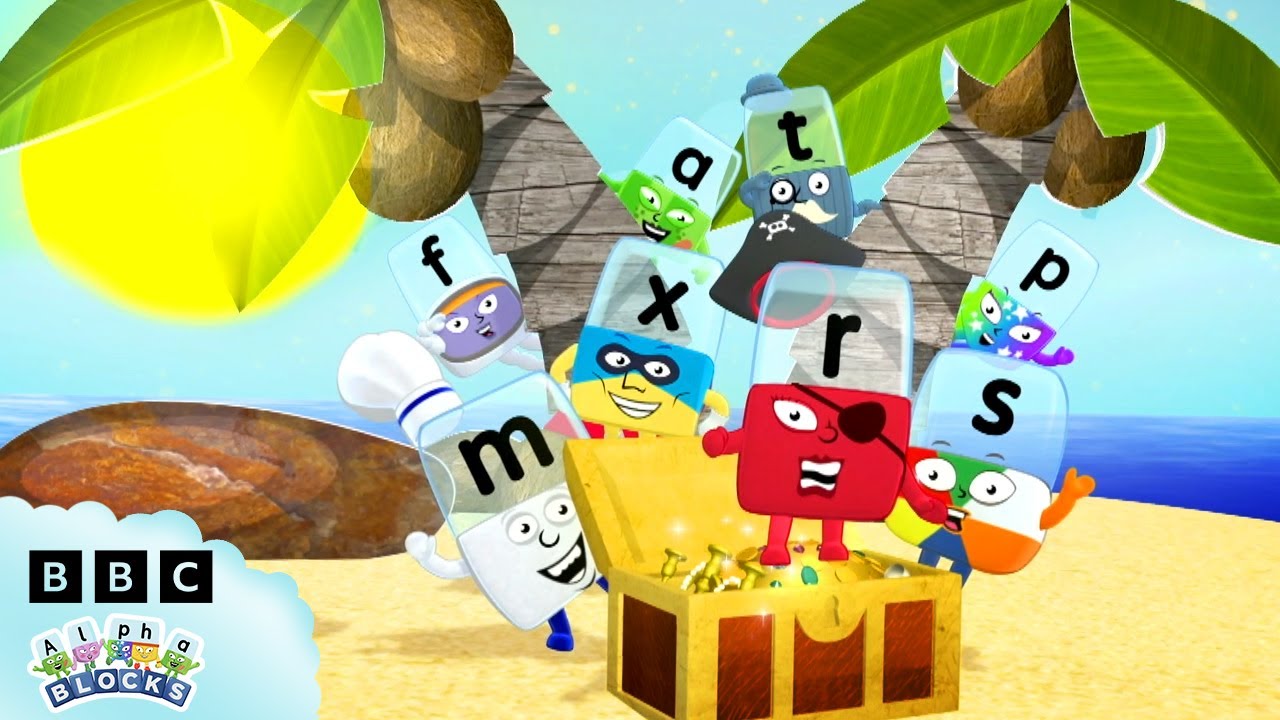 Alphablocks Beach Adventure | Learn to Read | @officialalphablocks