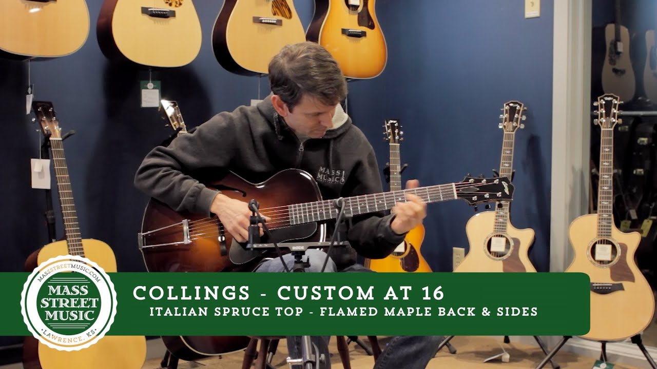 Custom Collings AT 16 - Gypsy Demo