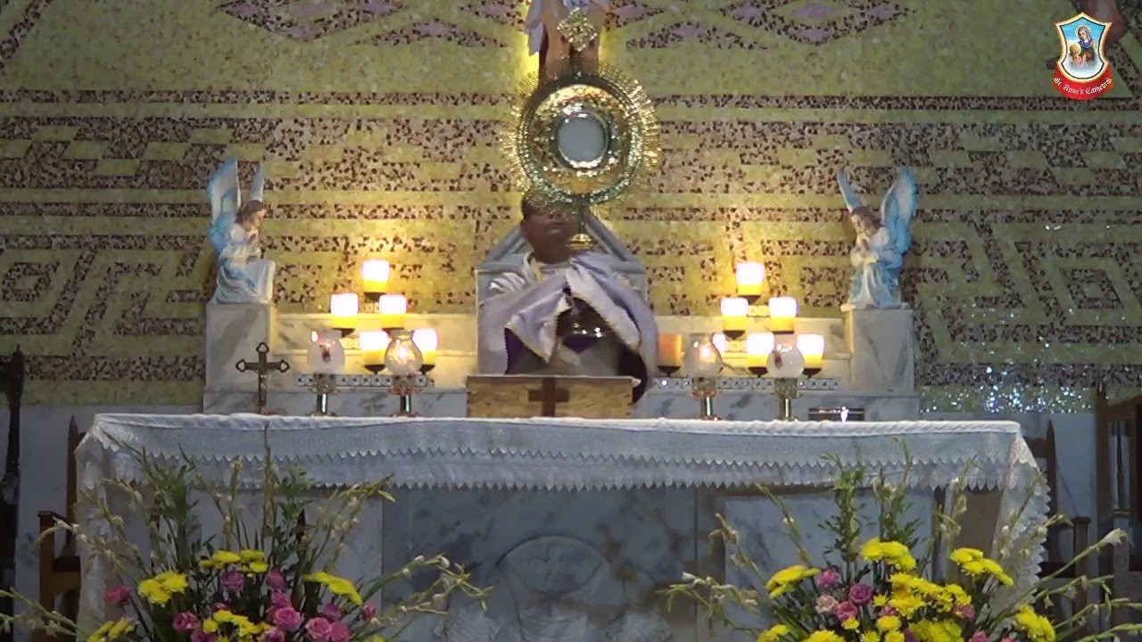 Friday adoration.Theme- Sacred Heart of Jesus.St Anne's cathedral. Nashik.