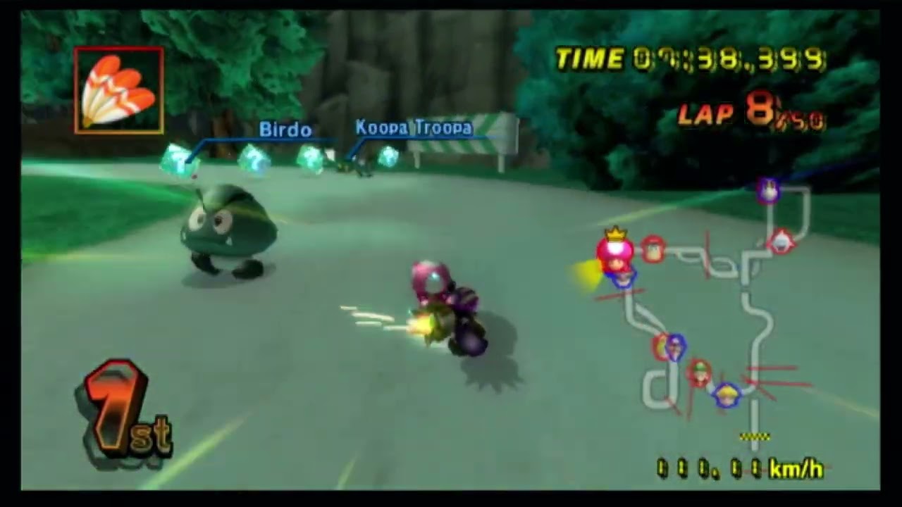 Playing 50 Laps of Ruinated Peach's Castle from CTGP