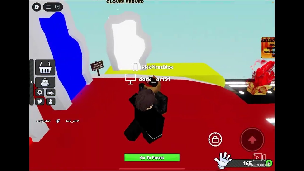 Batalha de tapa no Roblox