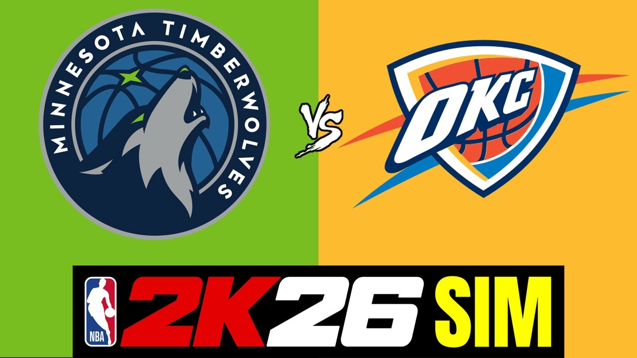Timberwolves vs Thunder - FULL GAME SIM | NBA Simulation (3/15)
