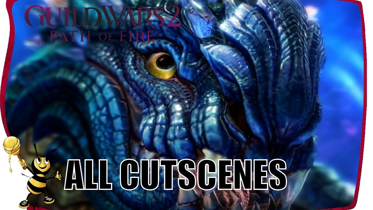 GUILD WARS 2 PATH OF FIRE Cinematic Cutscenes FULL MOVIE Game Story