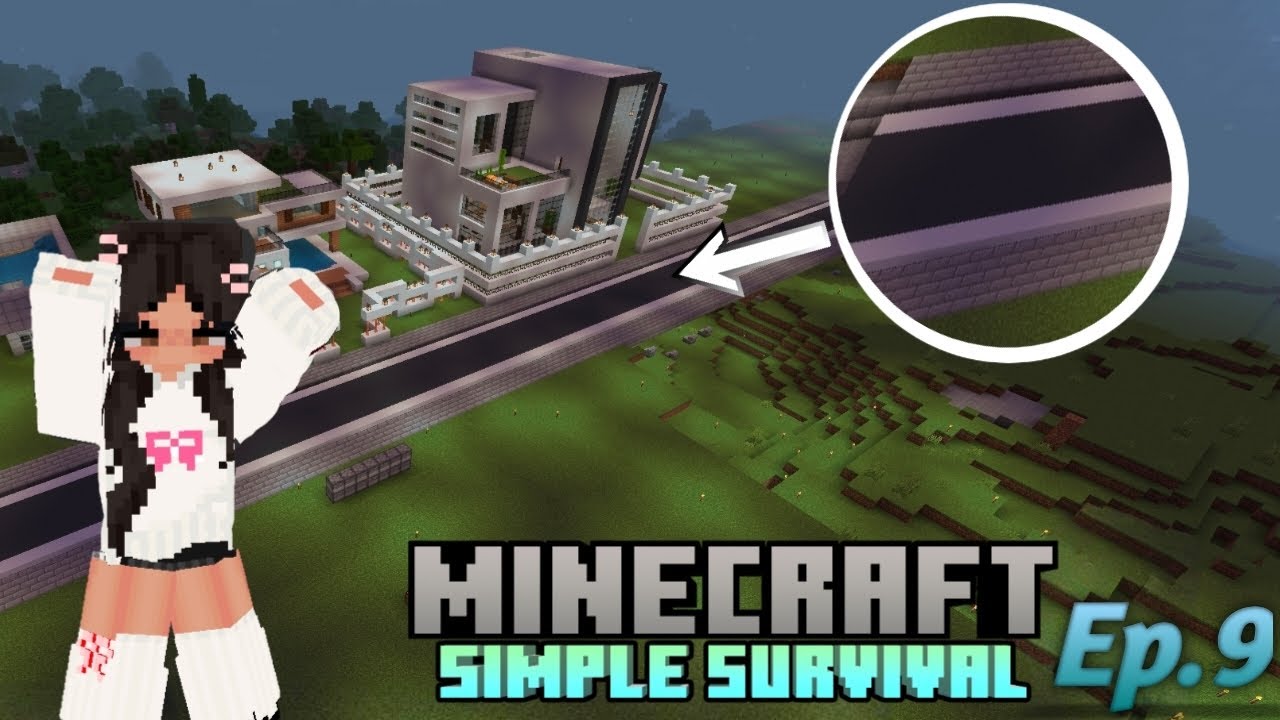 Minecraft Road Construction | Minecraft Survival Series Ep.9