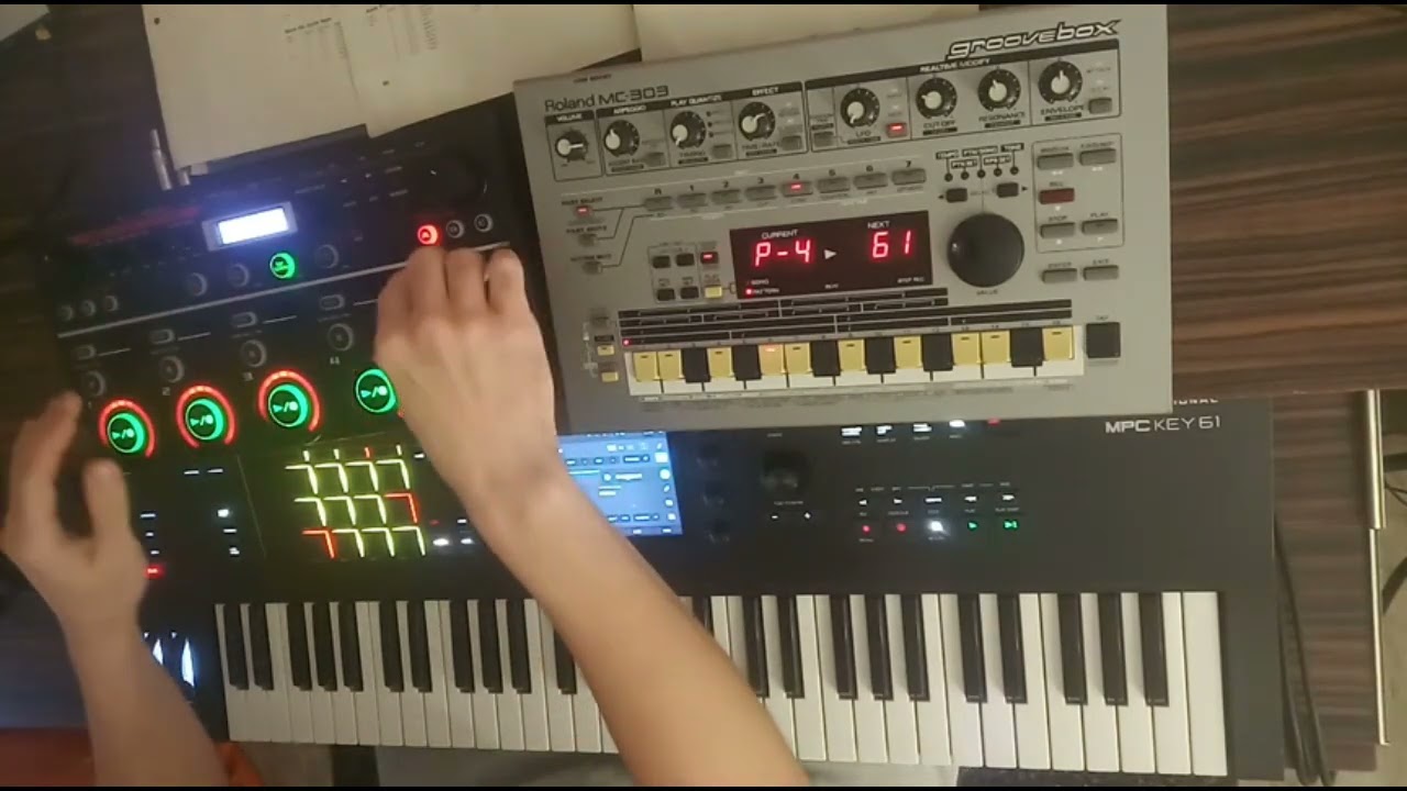 LOOP STATION TALES 8 - MC303 DAWLESS BEAT IMPROVISATION WITH VIZUE