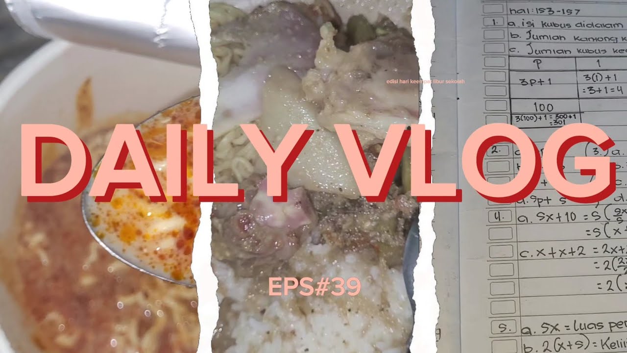 Daily Vlog Hari Ke-4 Libur Sekolah — Rumah Aja Tapi Tetep Produktif 🏡✨