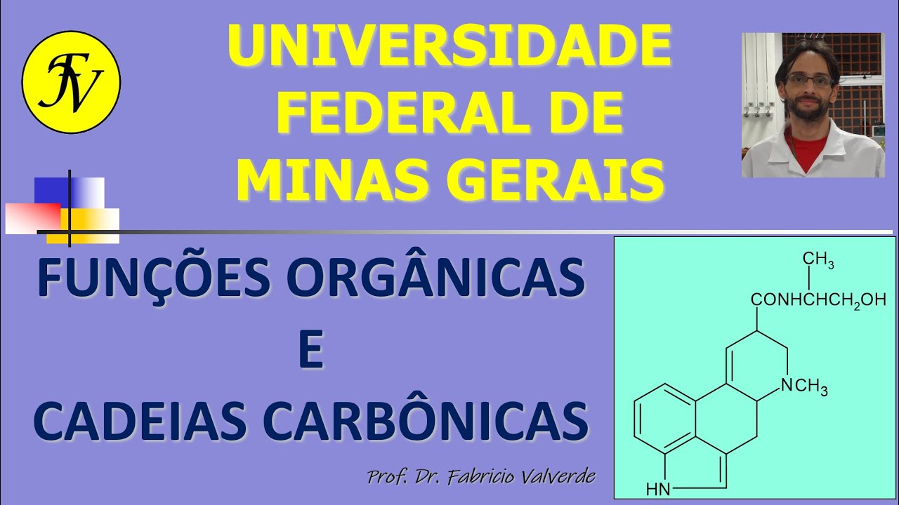 Questão UFMG - Passo-a-Passo - Funções orgânicas, Grupos funcionais e Cadeias carbônicas