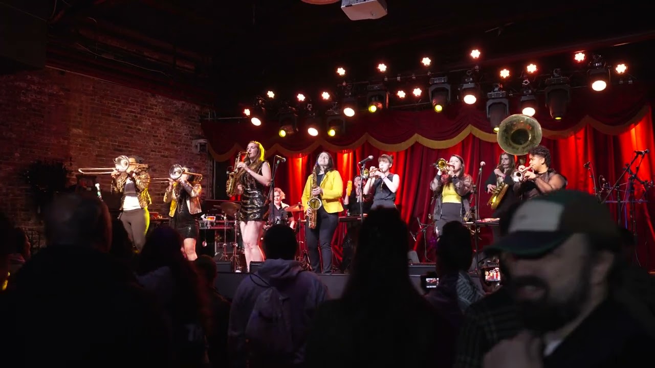 Brass Queens cover Can't Let Go by New Breed Brass Band LIVE at Brooklyn Bowl